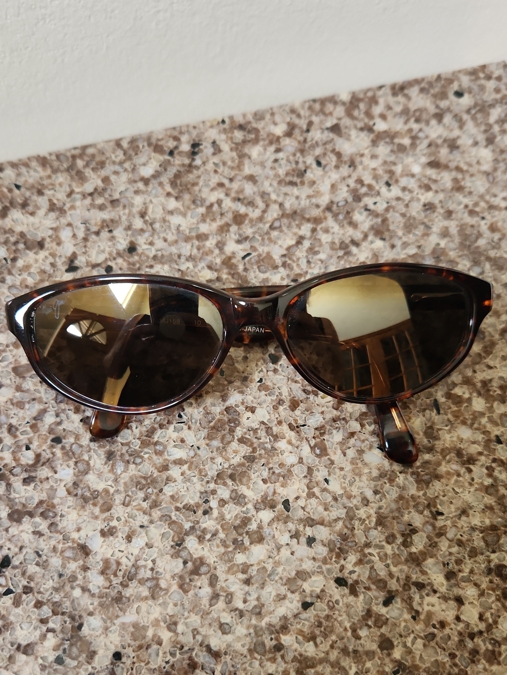 Vintage Maui Jim Tortoiseshell Sunglasses MJ158. 10 - Picture 4 of 14